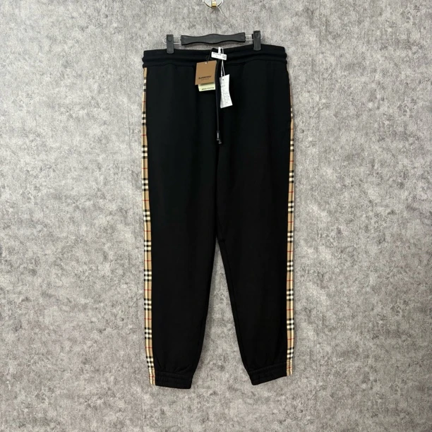 未使用 BURBERRY/博柏利 Burberry格纹黑色长裤L码