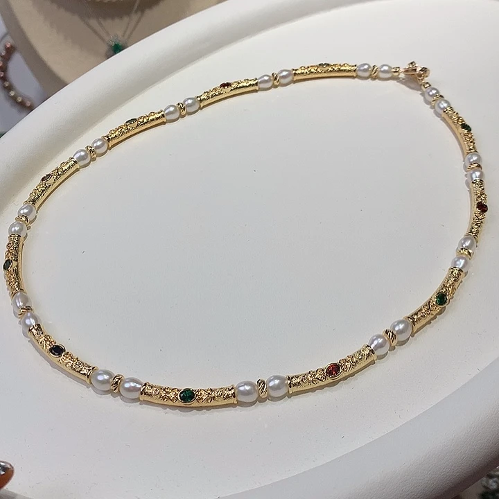 淡水珍珠未镶嵌颈饰