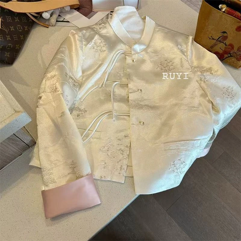 入艺866【 琼楼玉宇 】刺绣立领新中式 RY24004