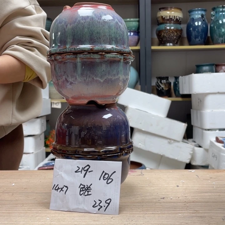 紫砂花盆多肉花盆微瑕106