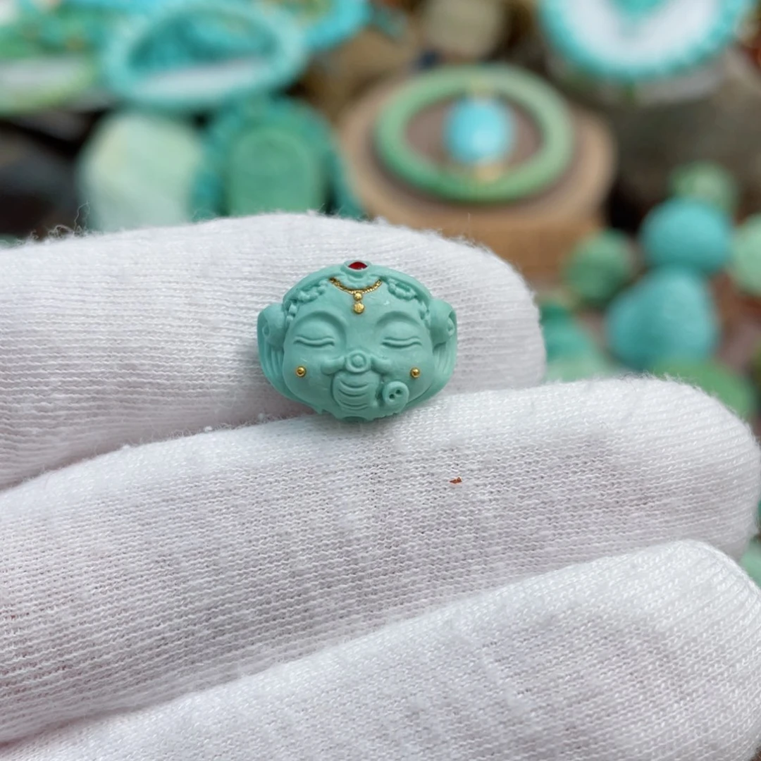 绿松石珠宝奇石未镶嵌