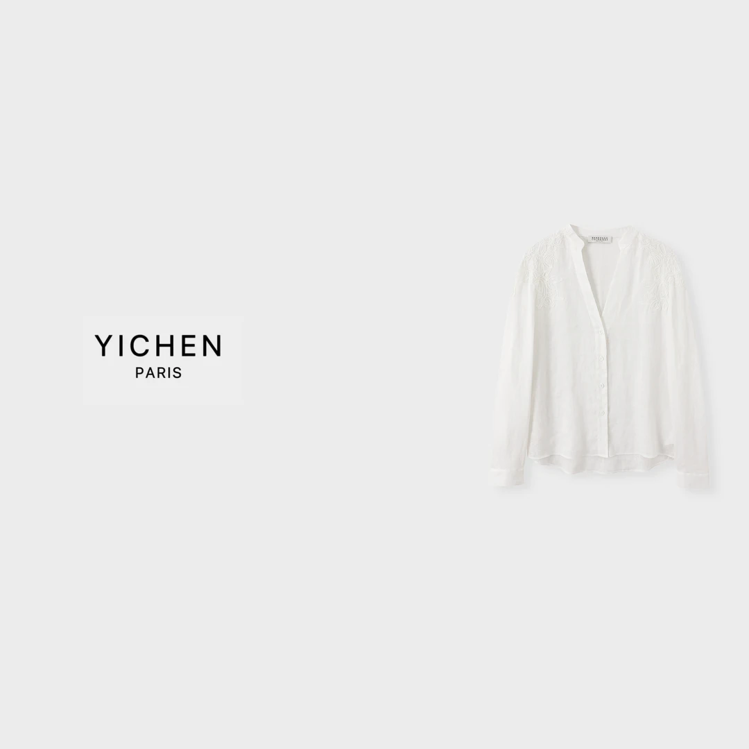 YC 超重工Dio*定制刺绣面料轻薄衬衫-5051