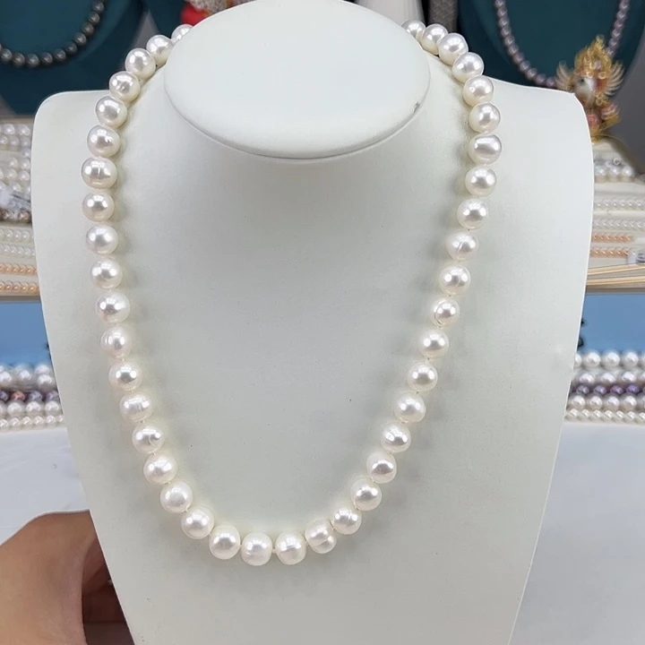 淡水珍珠未镶嵌颈饰➕9-10