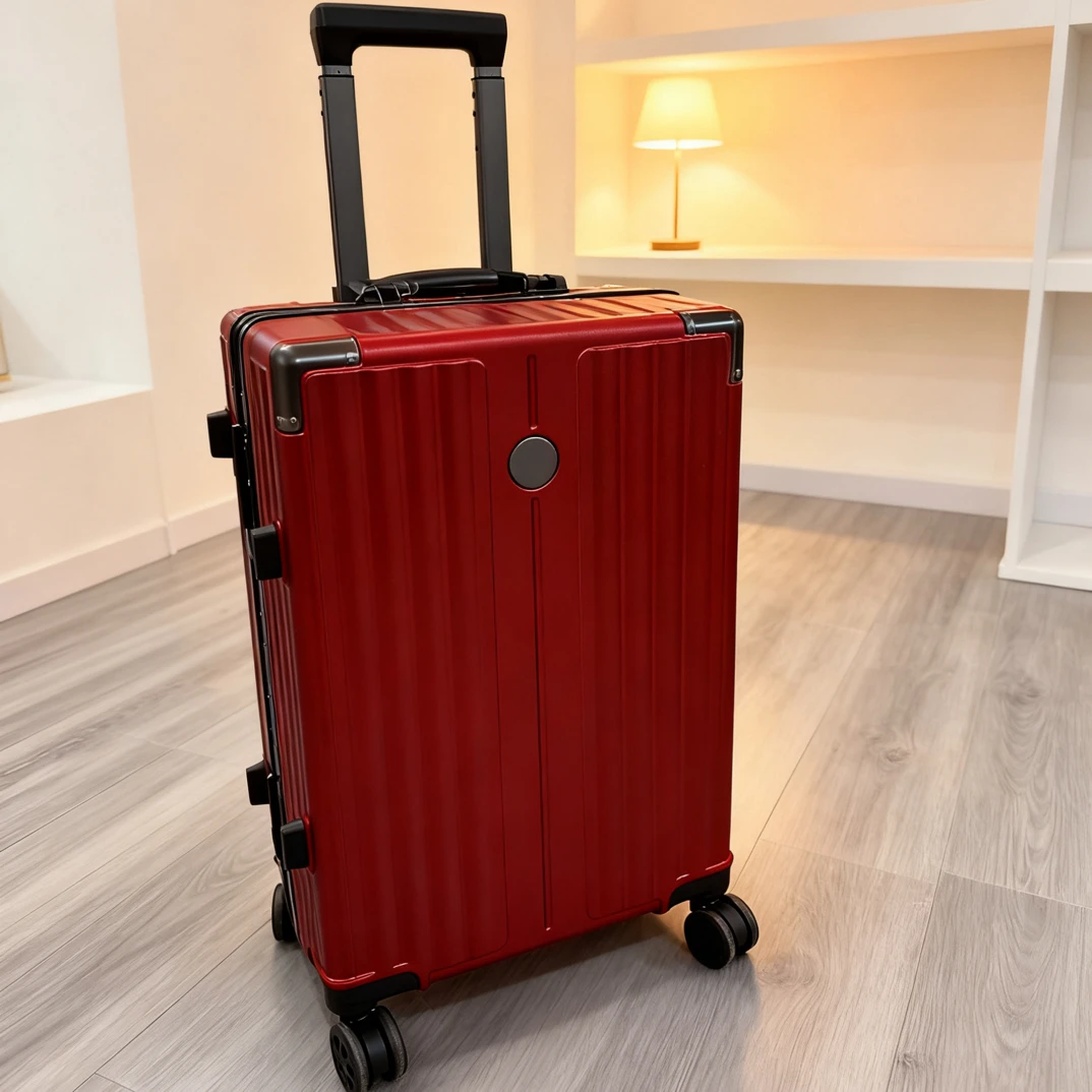 结婚专用红色PC拉杆箱新娘箱嫁妆箱