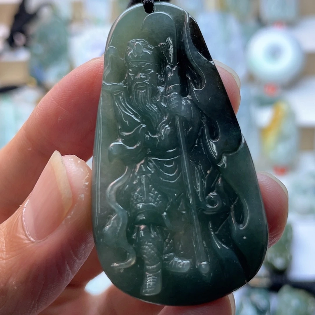 【闪购商品】颈饰未镶嵌翡翠关公