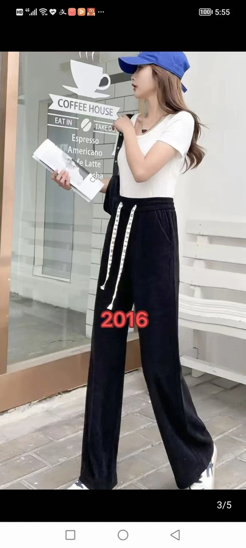 百搭抓毛休闲裤2016