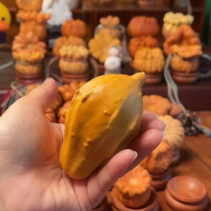 墨西哥葫芦手把瓷皮鸡油黄小海豚