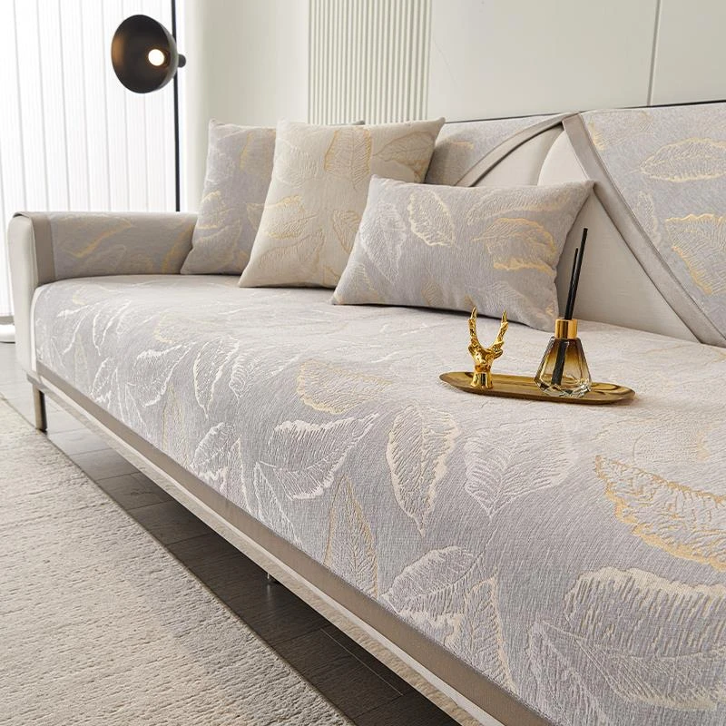 真皮沙发垫子四季通用轻奢高级感新款秋冬防滑坐垫套罩盖布巾