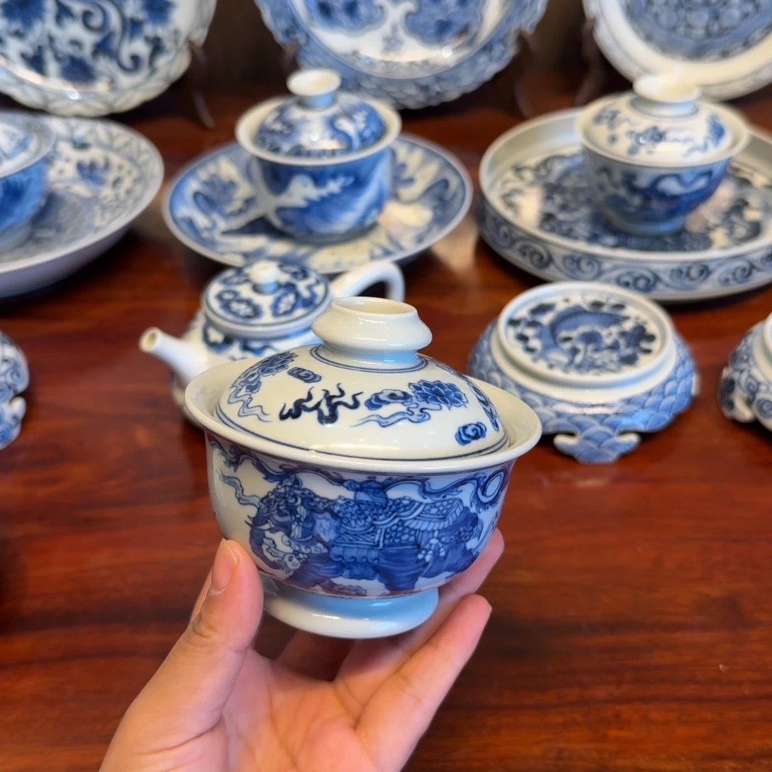 手工手绘茶具微瑕