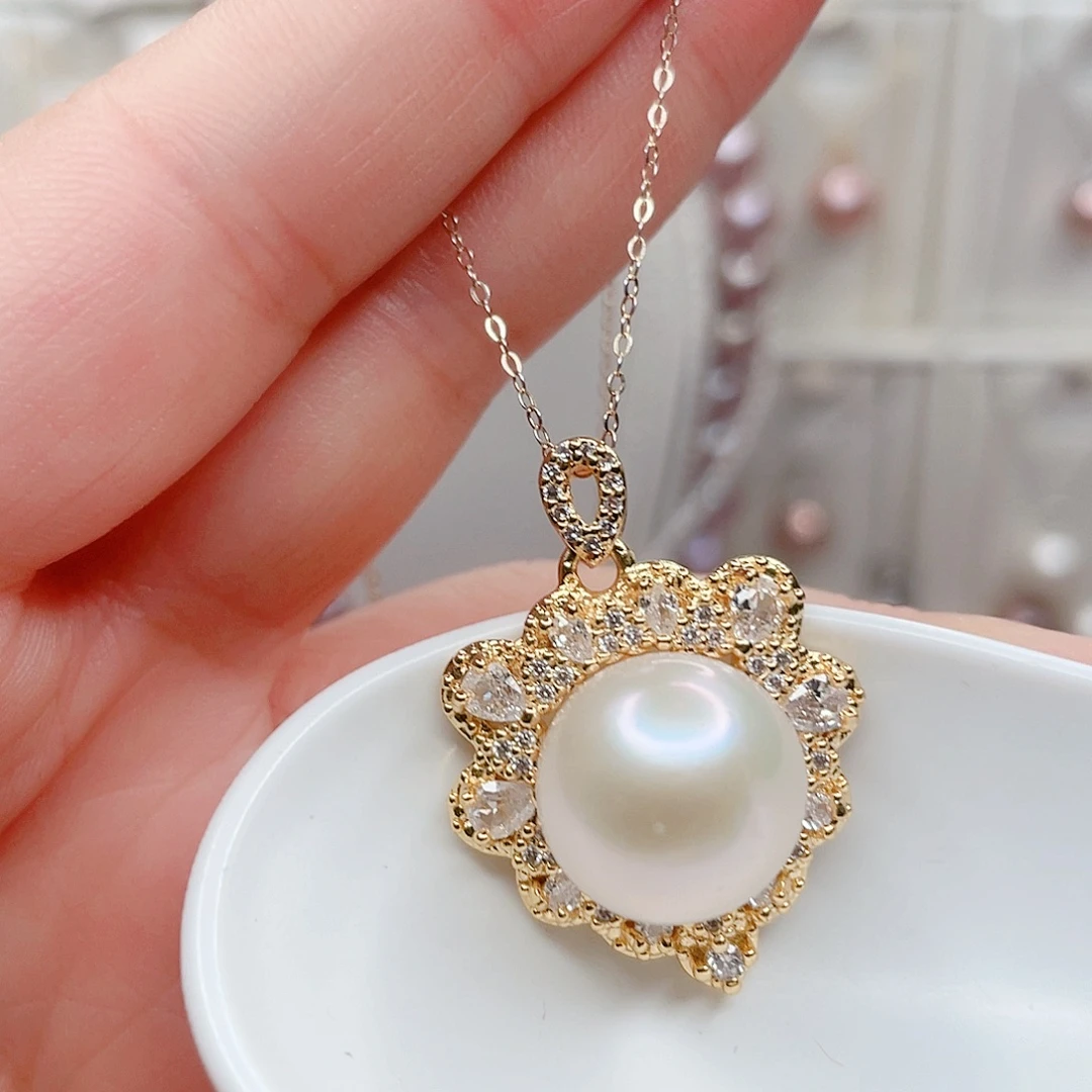 合金吊坠(赠链)淡水珍珠