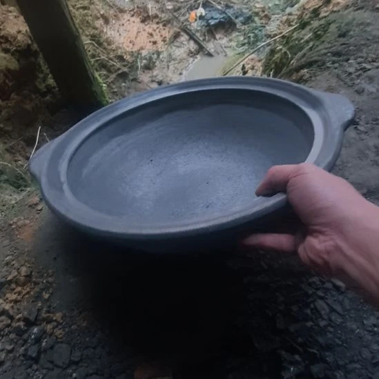 陶荥经砂锅，大口浅口汤锅