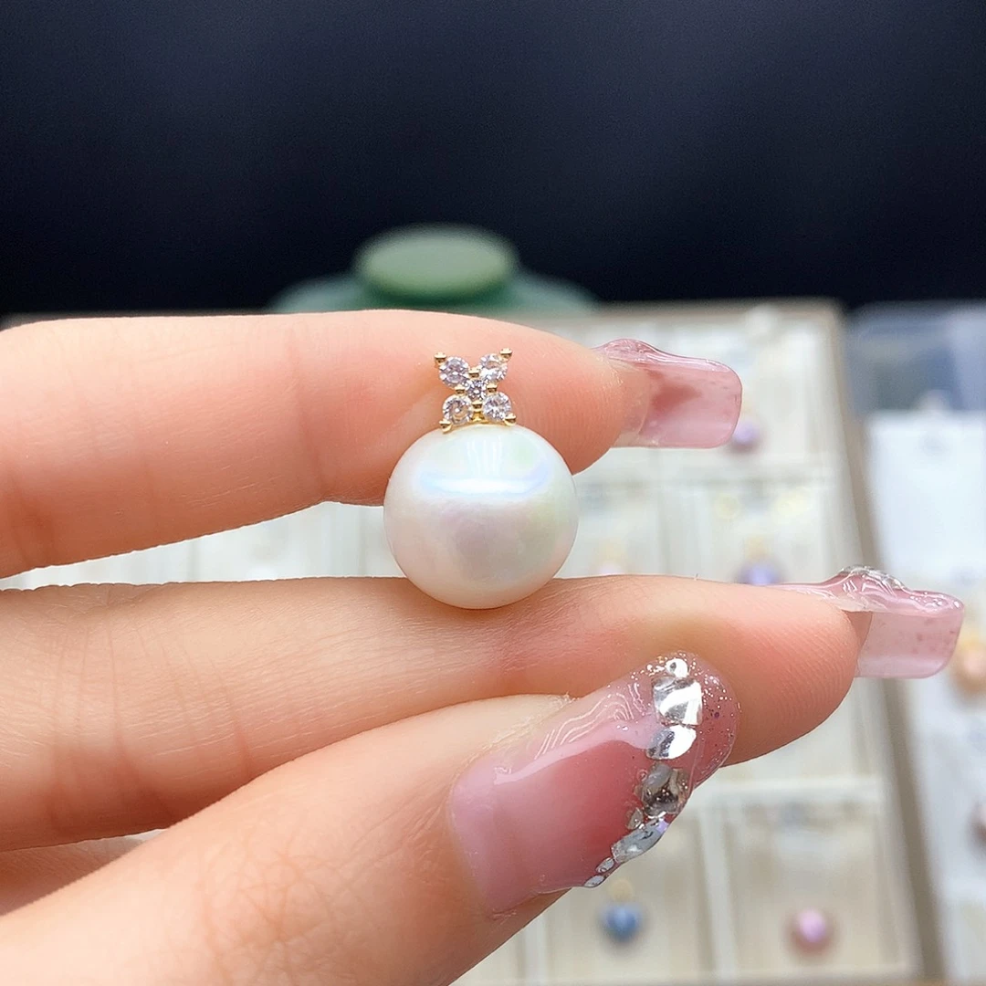 淡水珍珠颈饰合金