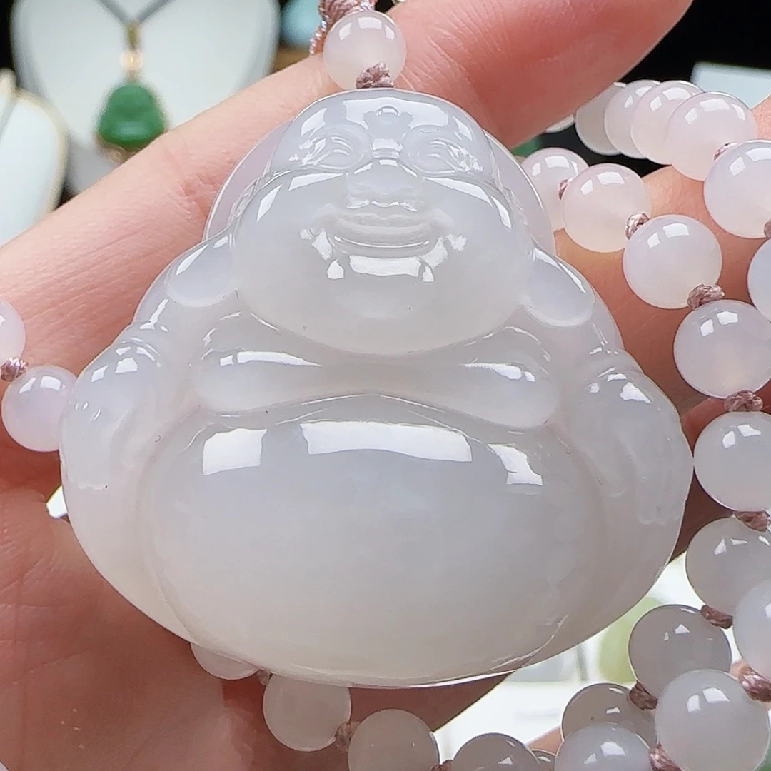 和田玉未镶嵌吊坠(赠链)