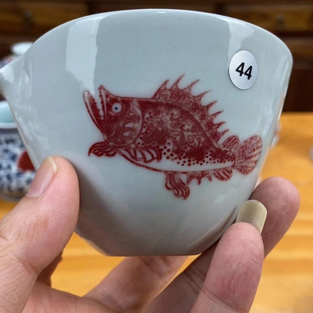 手绘茶具现代制品