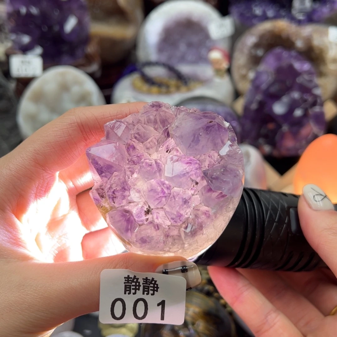 未镶嵌大型摆件（非配饰）紫晶001
