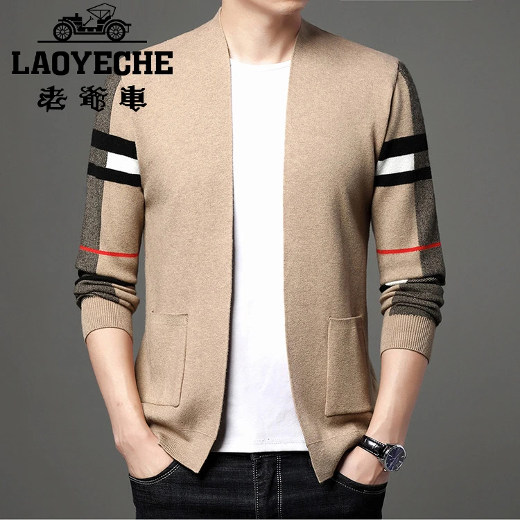 针织衫高档秋冬休闲长袖开衫/百搭薄款毛衣男装2025年秋季其他