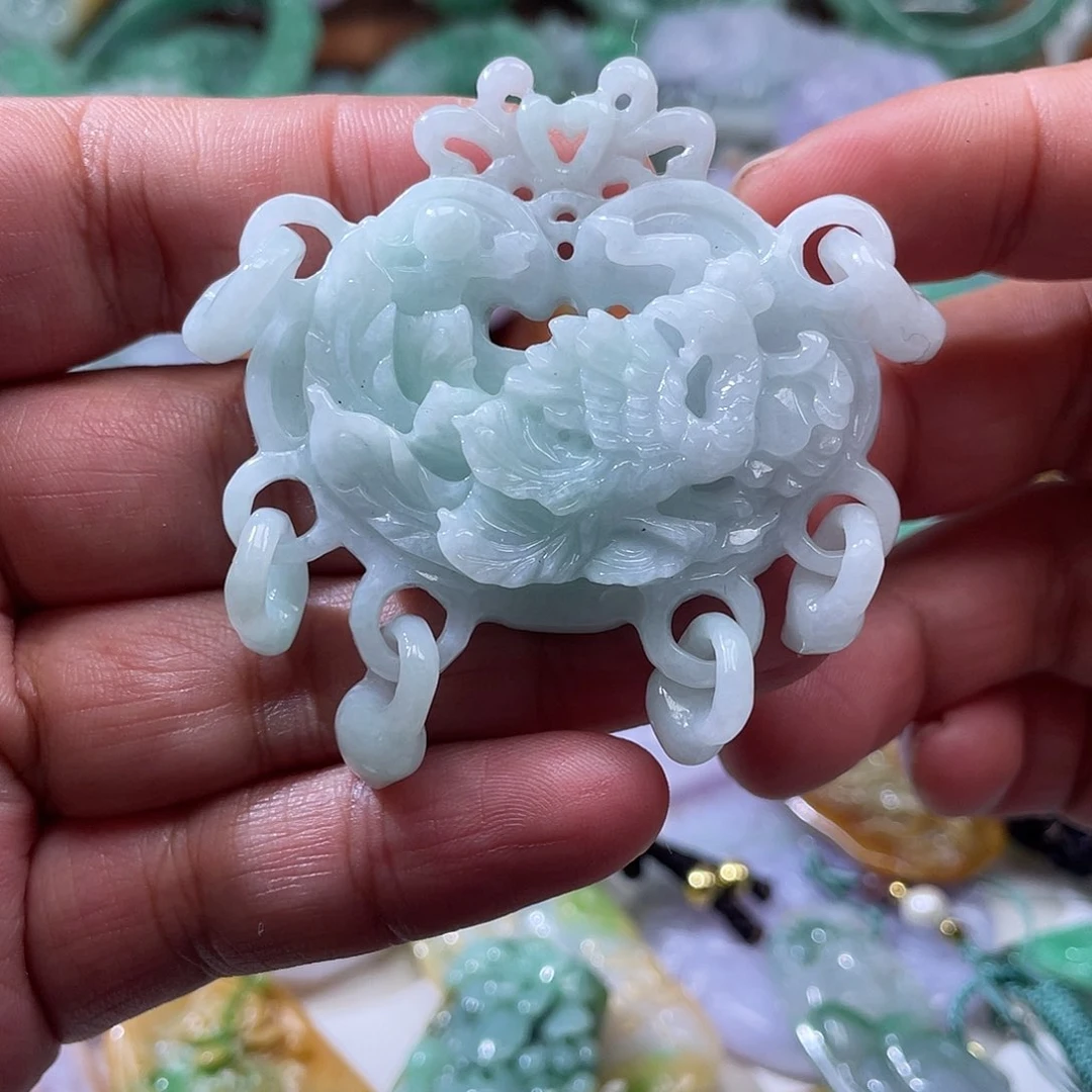 颈饰未镶嵌翡翠翡玉缘翡翠