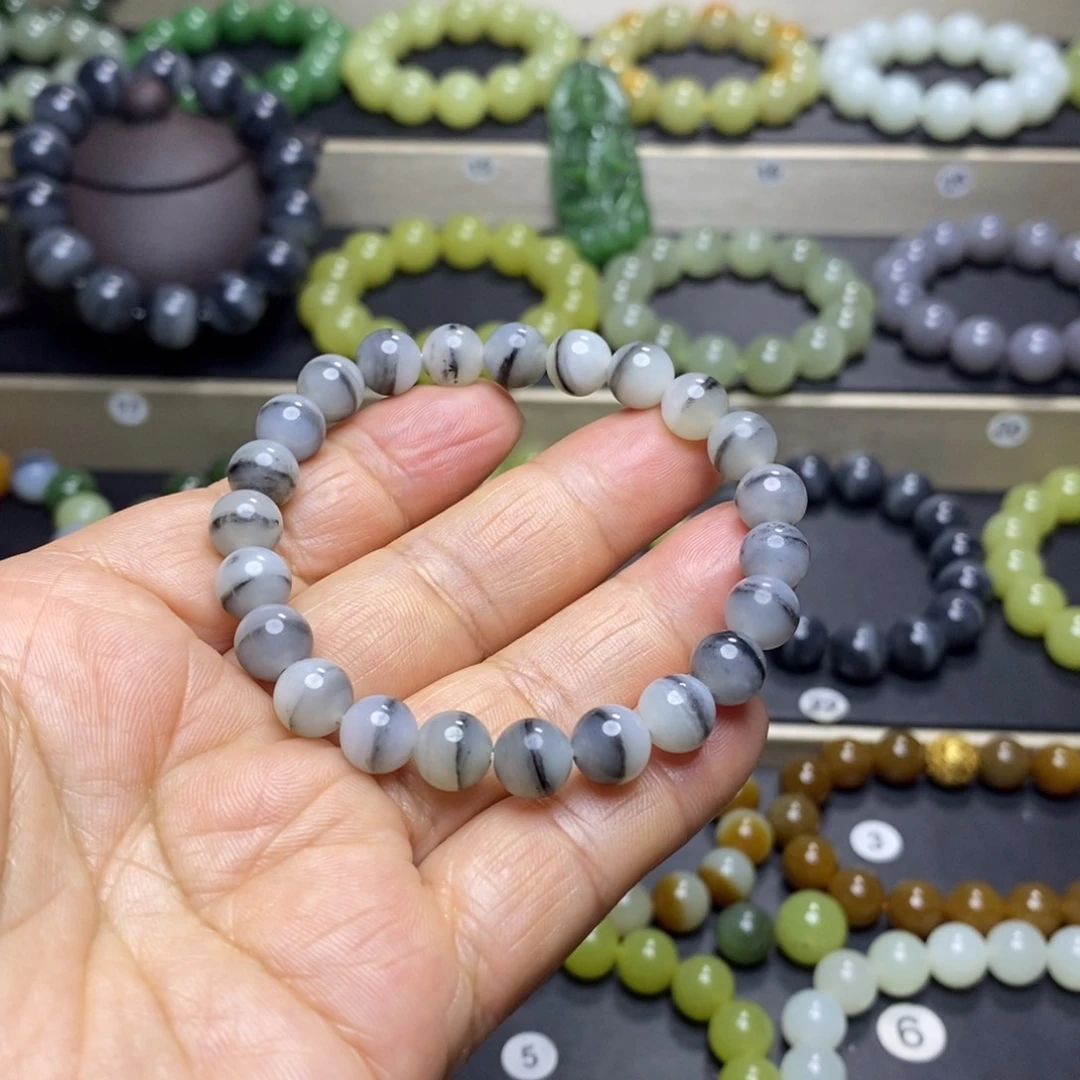 和田玉未镶嵌手串