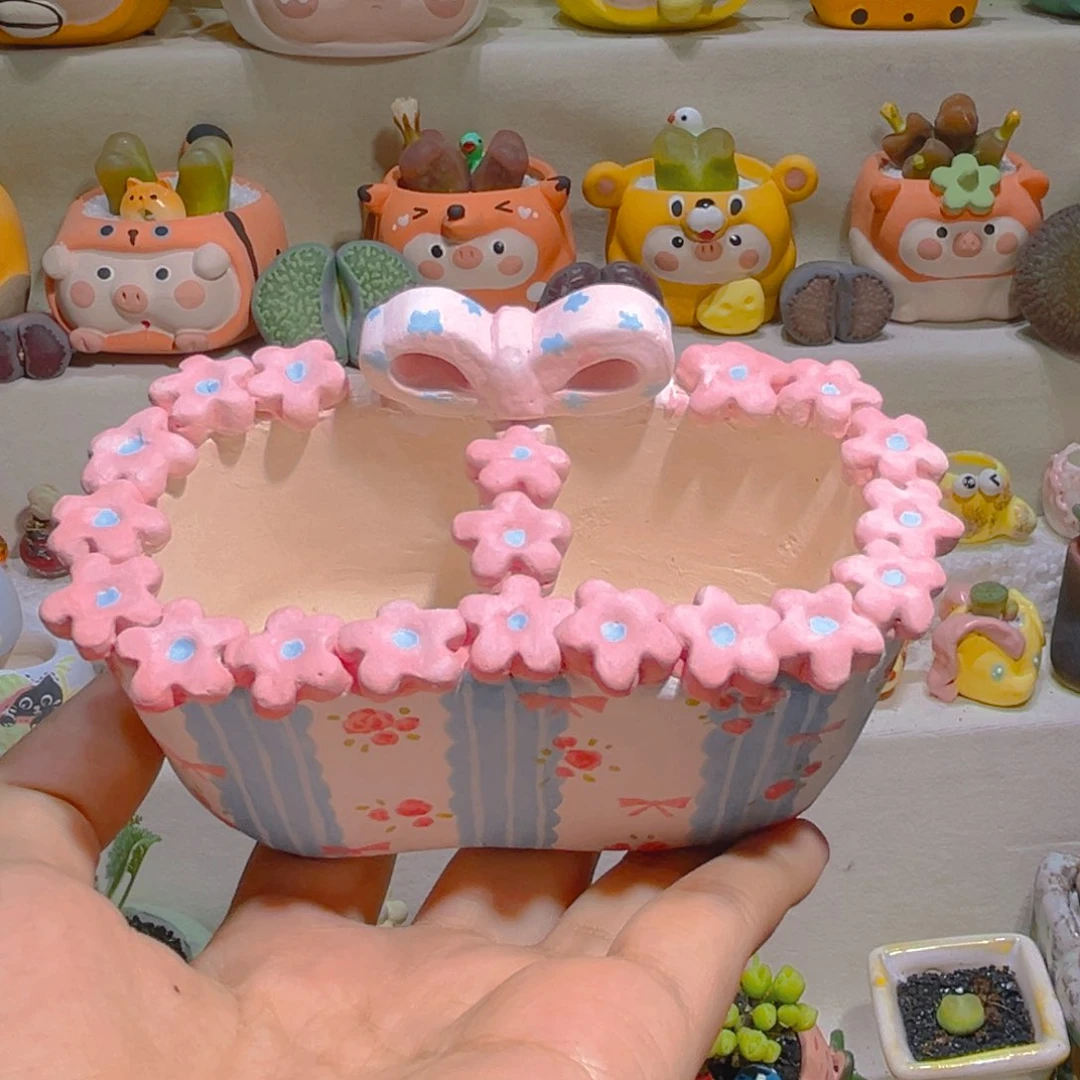 078纯手工制作重工盆盆