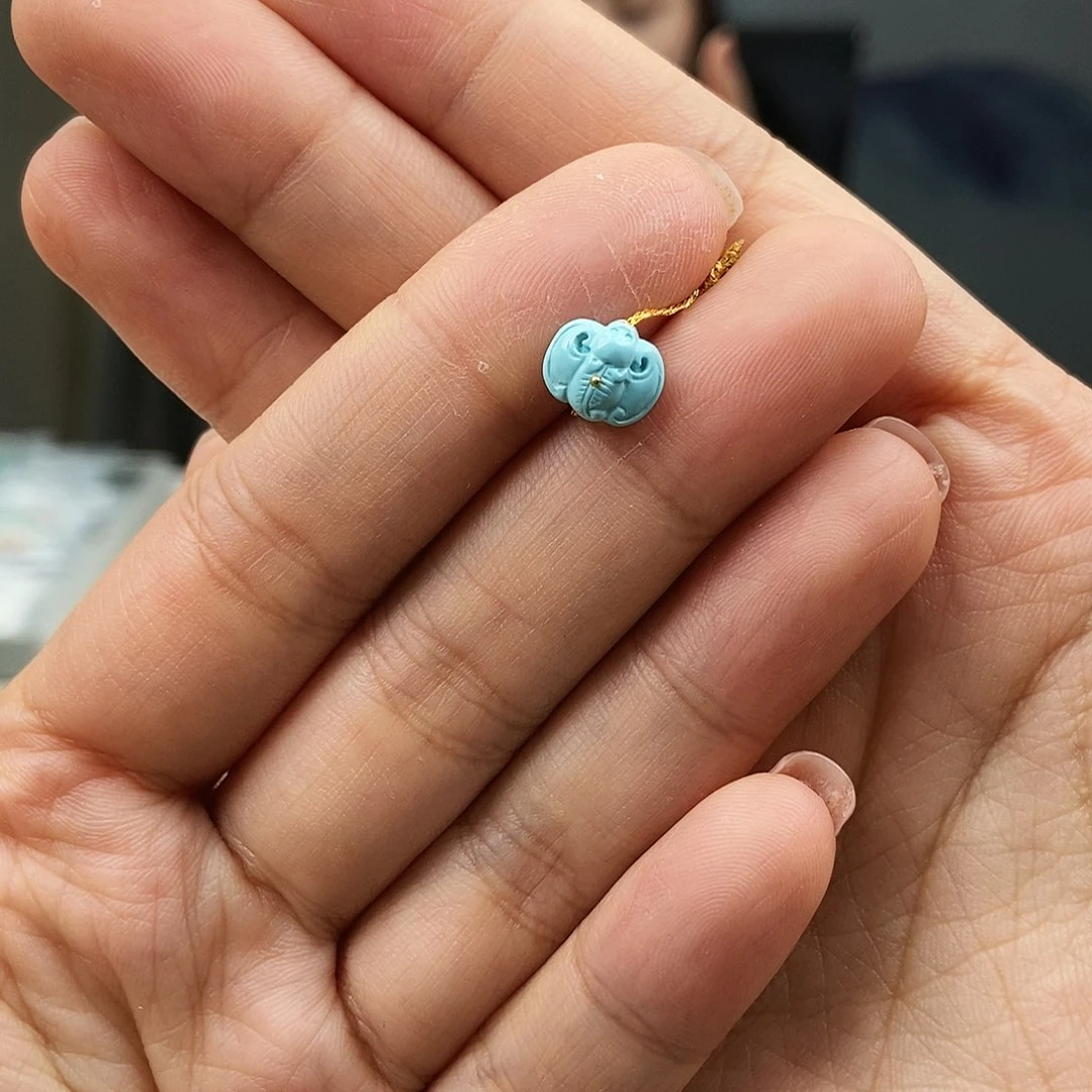 未镶嵌绿松石珠宝奇石