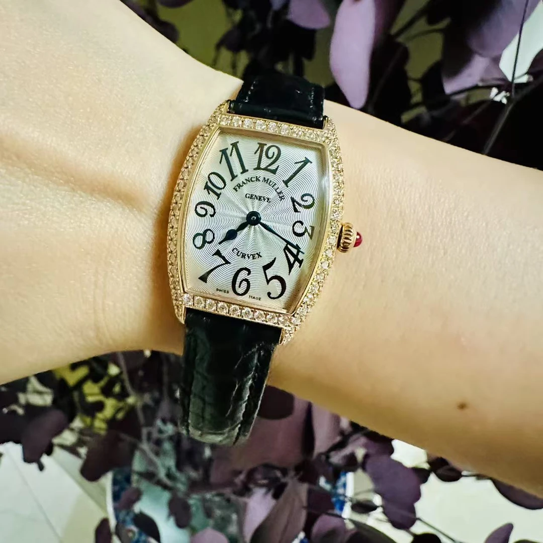 99新 Franck Muller/法兰克穆勒 石英,23x35mm,玫瑰金,250522001