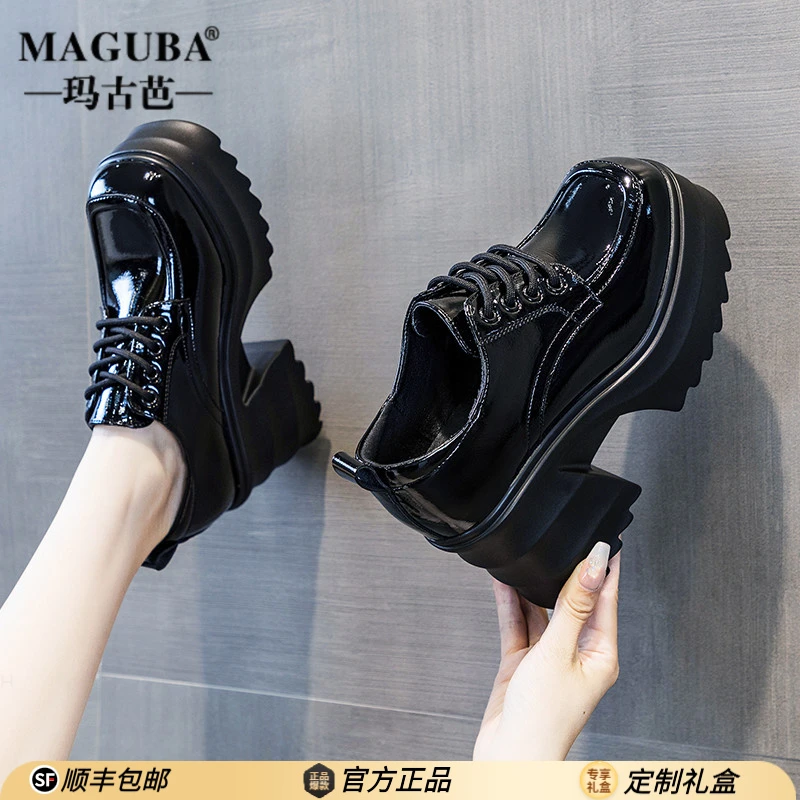 MAGUBA/玛古芭厚底英伦风增高2025春季新款松糕休闲玛丽珍乐福鞋