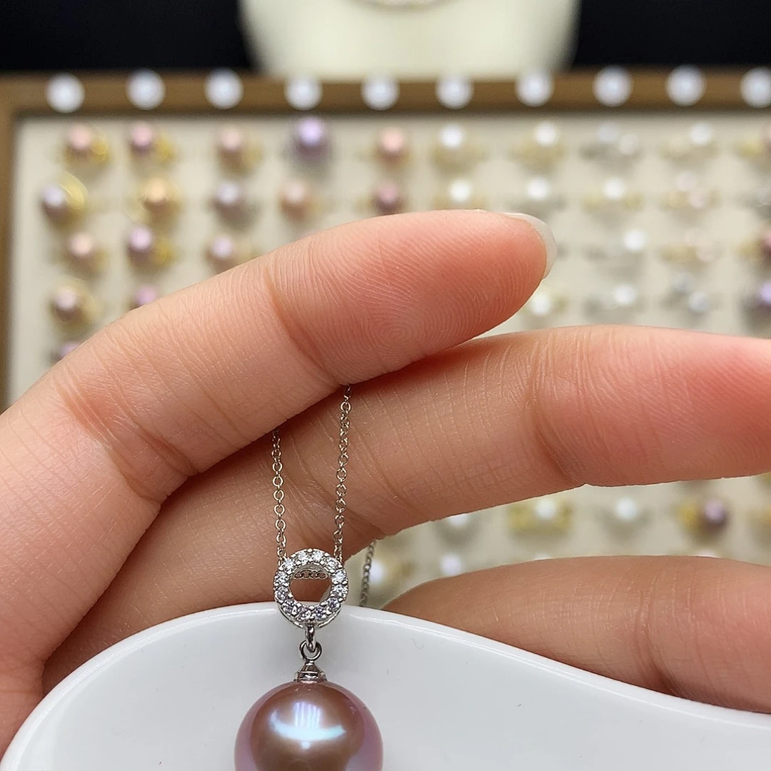 淡水珍珠颈饰合金