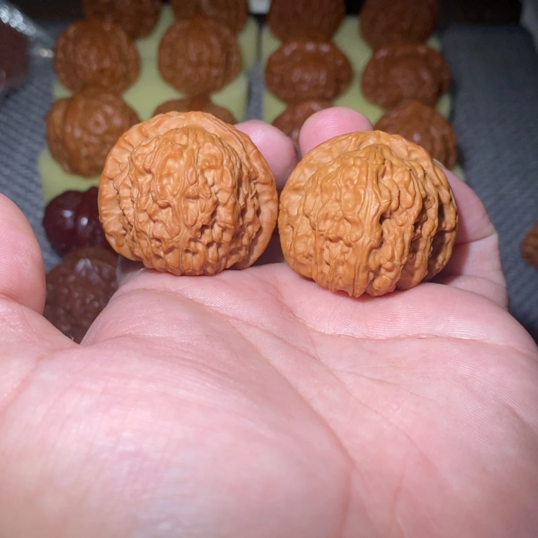 把件文玩核桃38白狮子