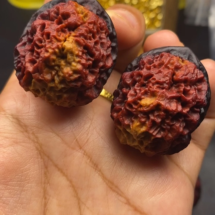 文玩核桃把件40尺铁狮子球