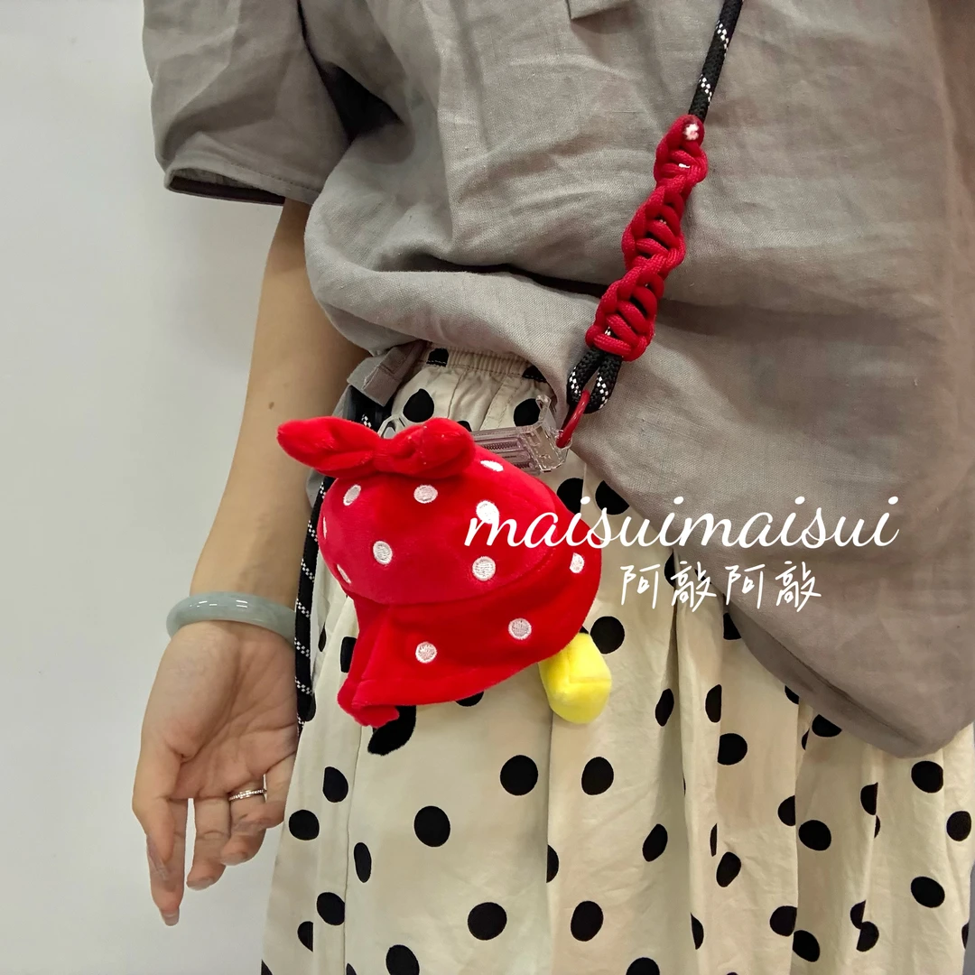 【阿敲】A1697~米奇公仔挂件可爱卡通手机绳-麦穗头饰
