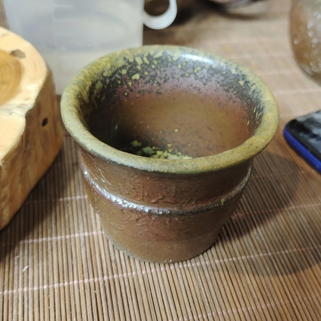 启***航坭兴陶纯柴烧茶杯100
