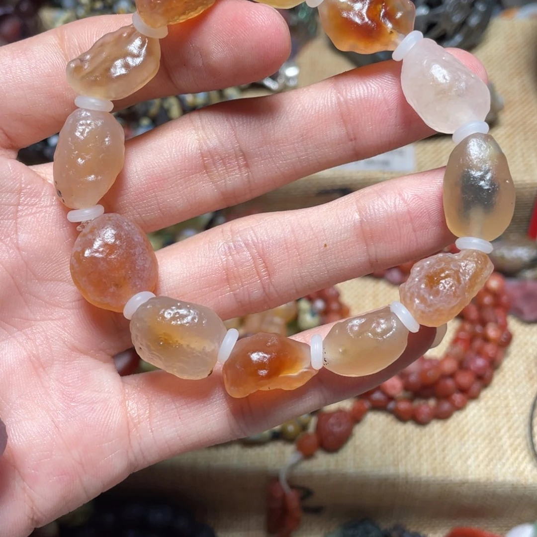 玛瑙/玉髓手链合金