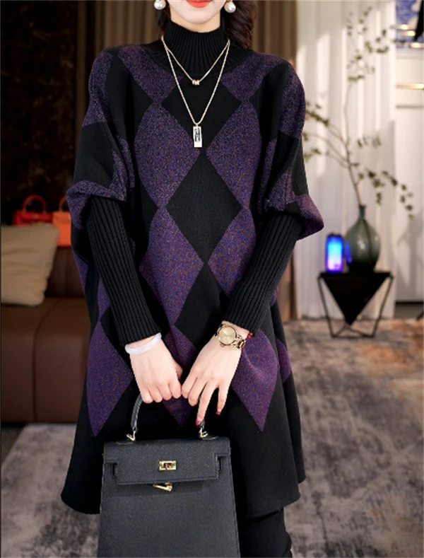 加厚保暖【鸿运佳人】秋冬必备时尚上档次洋气高档毛衣上衣-5578#