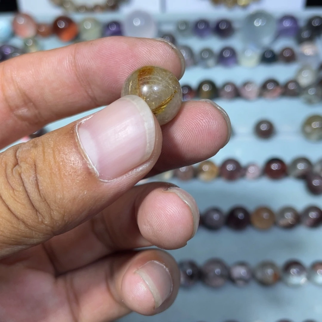 水晶手串未镶嵌天然水晶