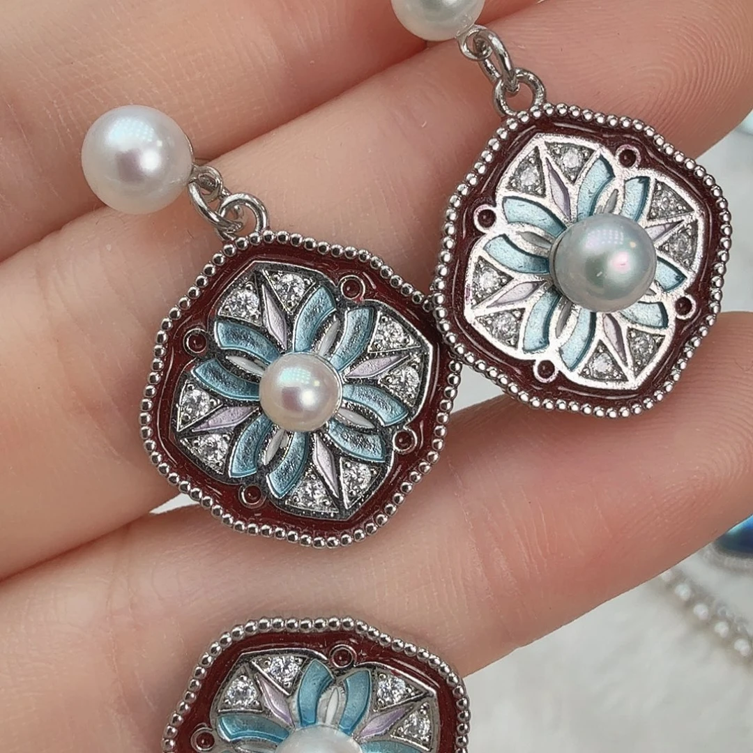 耳饰未镶嵌淡水珍珠