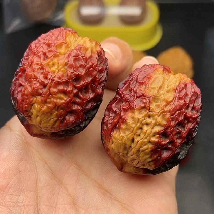 【闪购商品】把件文玩核桃41尺金蟒元宝