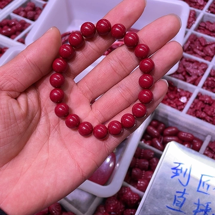 天然辰砂紫金砂10毫米20颗送一颗