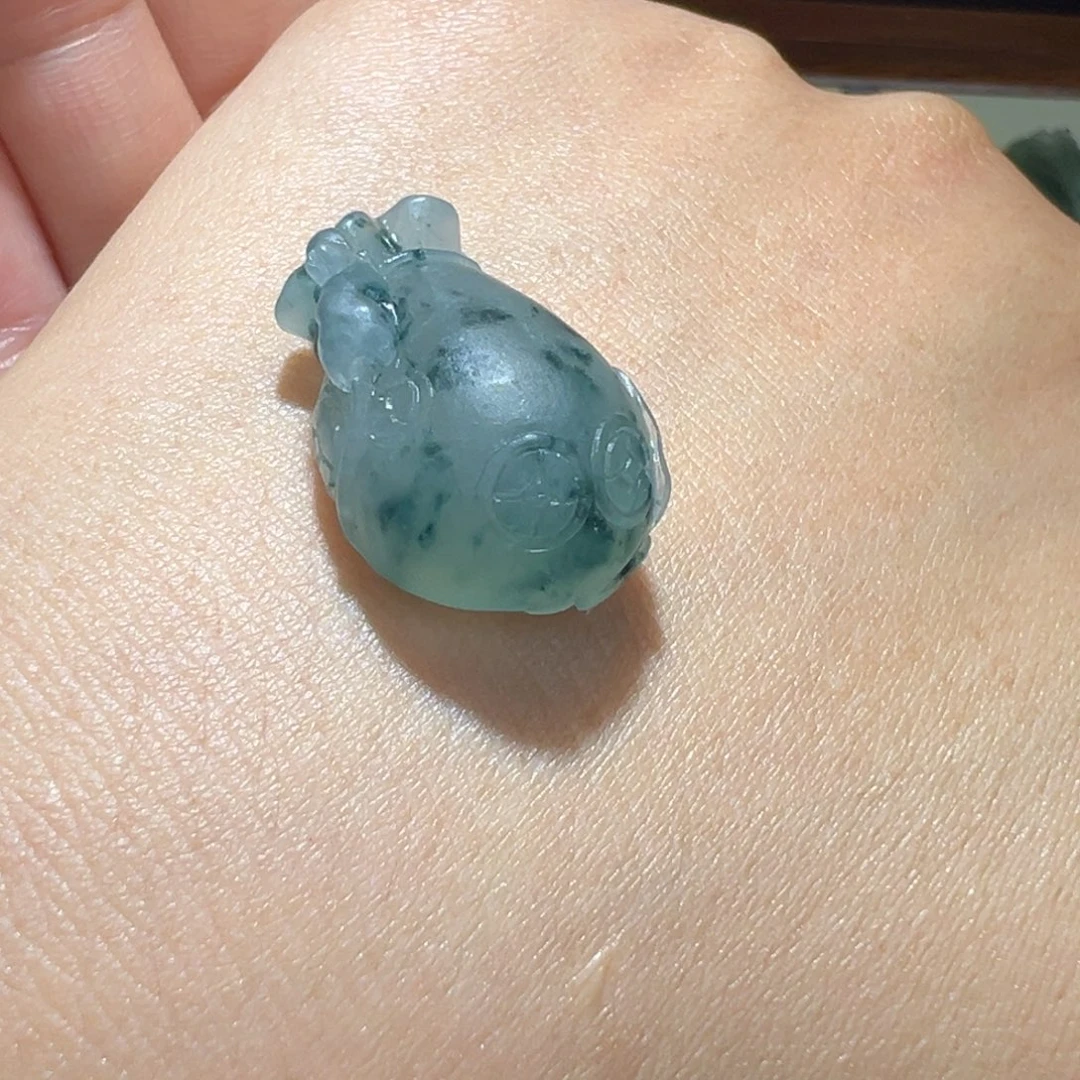 未镶嵌定制翡翠钱袋