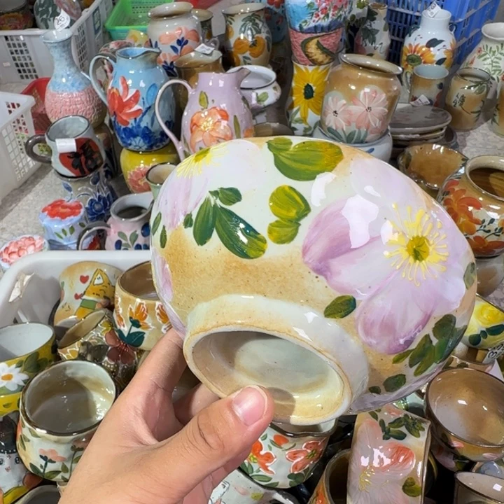 釉下彩手绘（微瑕慎拍）50