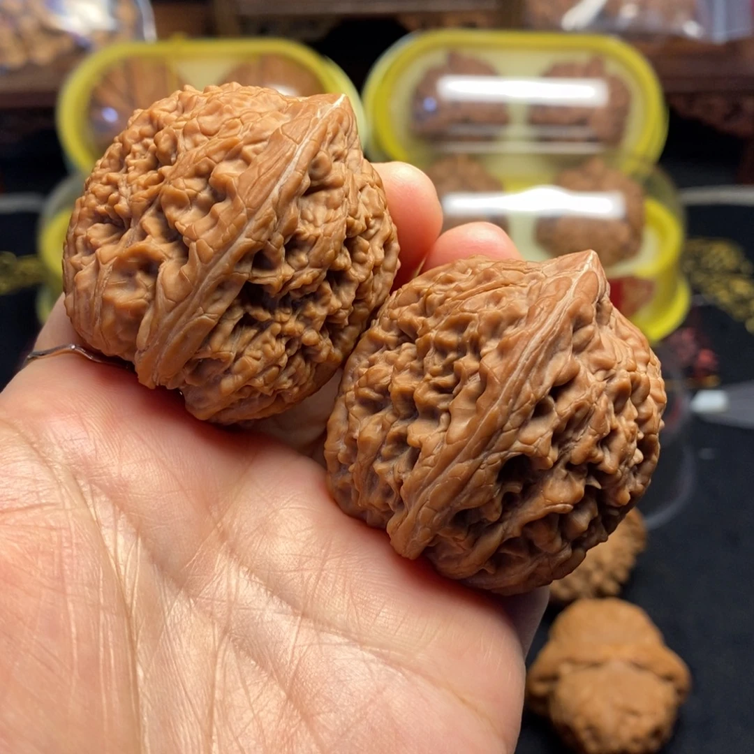 桃核把件全品大蒜头