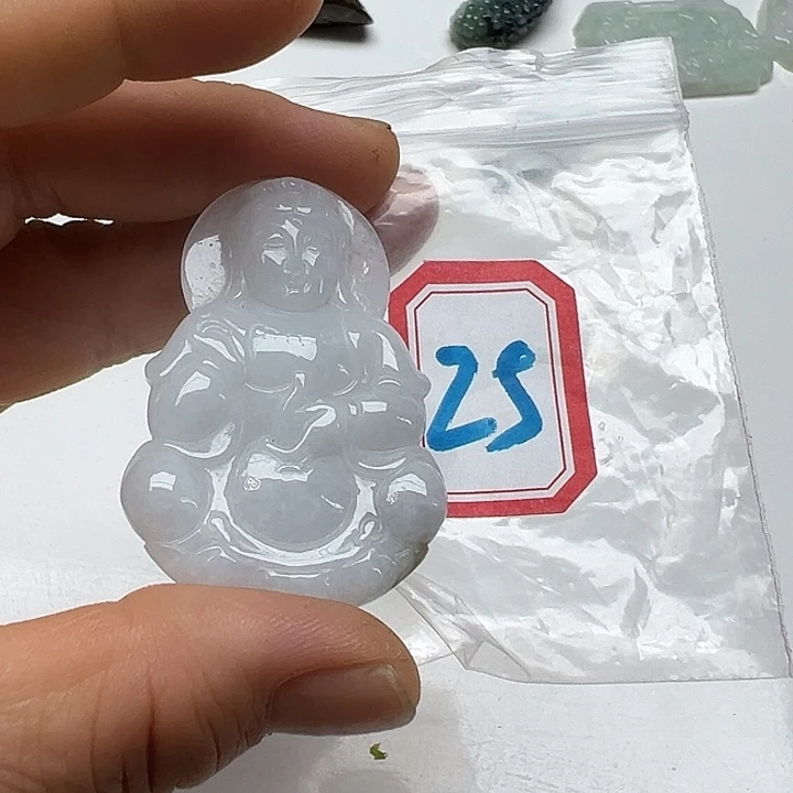 翡翠未镶嵌吊坠(不含链)平