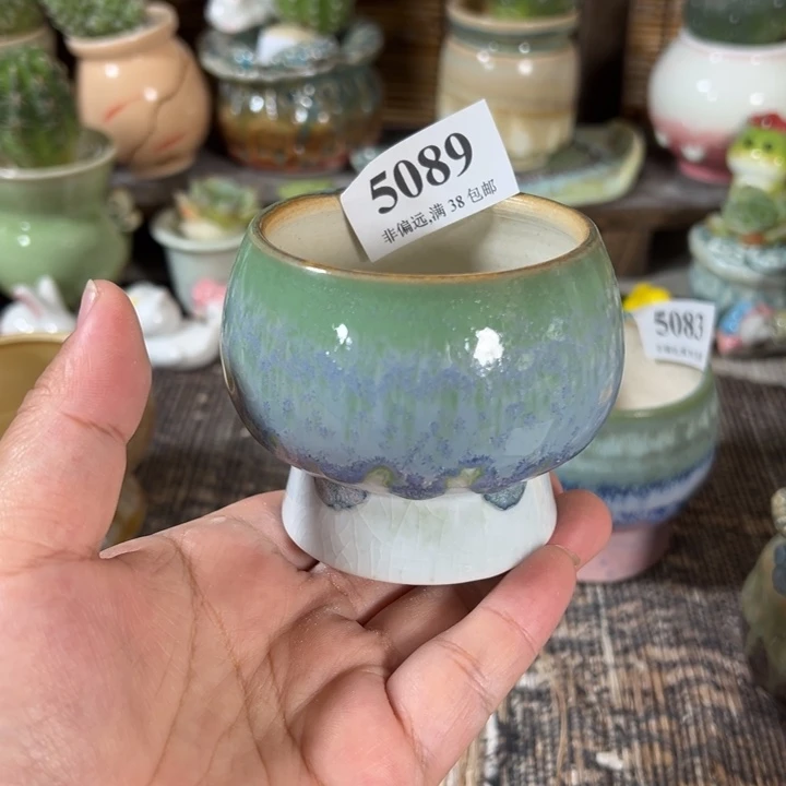 口6 手工花盆满30包邮