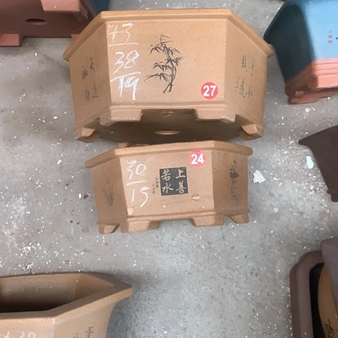 浮***生紫砂花盆手工制作
