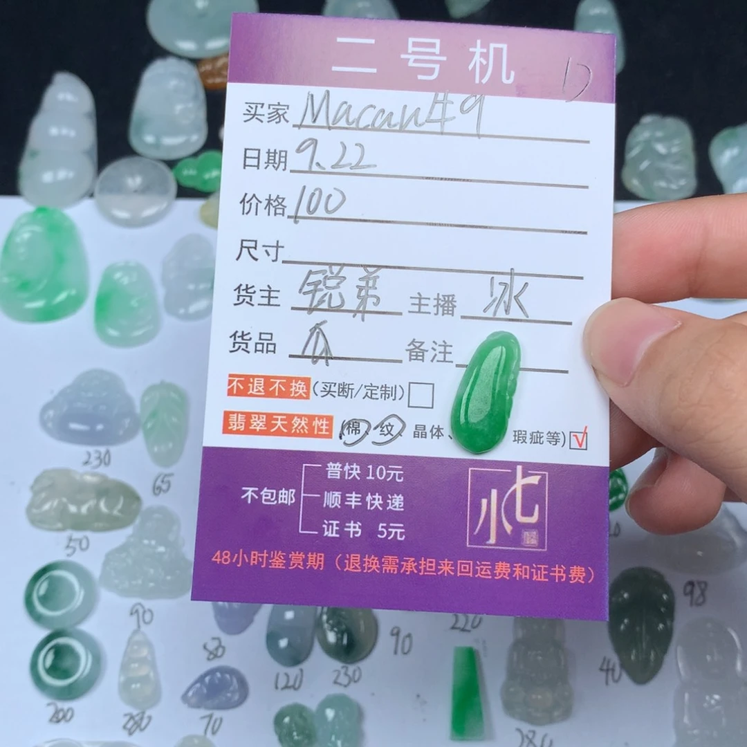 颈饰未镶嵌翡翠M****