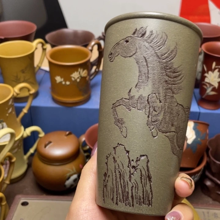 紫砂茶杯紫砂主人杯