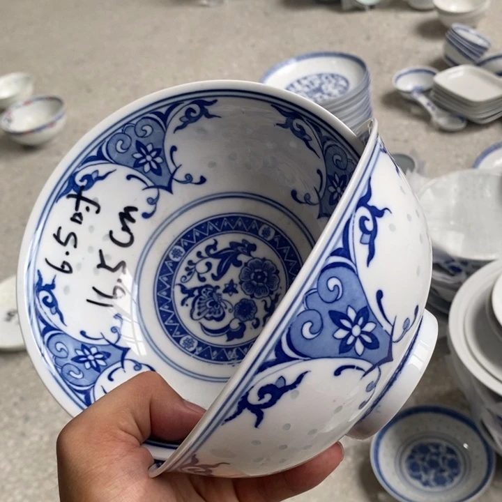 碗景德镇高温细白瓷餐具