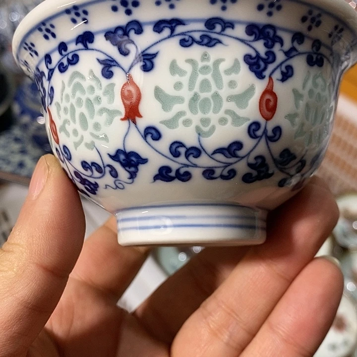 摆件陶景德镇陶瓷主人杯1233