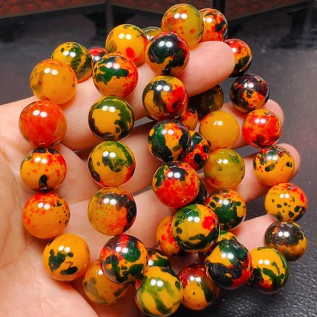 【闪购商品】玛瑙/玉髓颈饰未镶嵌七彩藏红花14