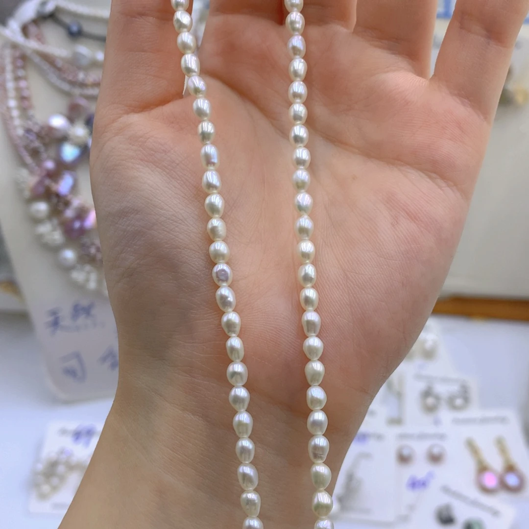 淡水珍珠颈饰银S925镶嵌
