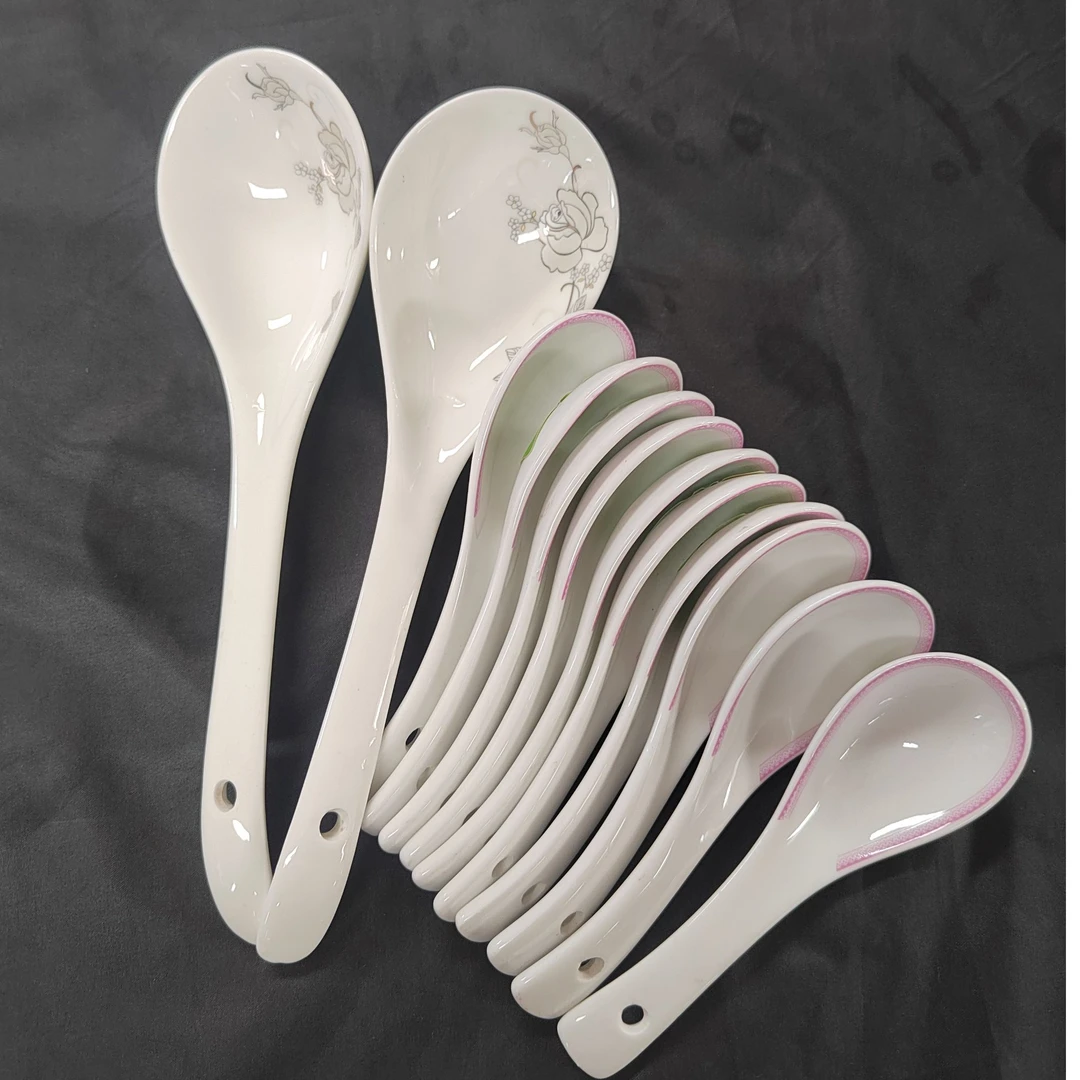 【清仓】瑛珑玫瑰大勺2把+10个小勺